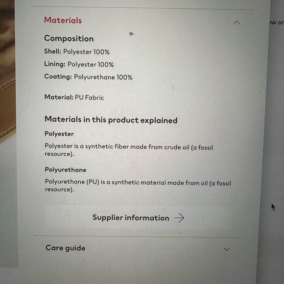 NWOT cute brown “sueded” bag from H&M - Picture 8 of 8